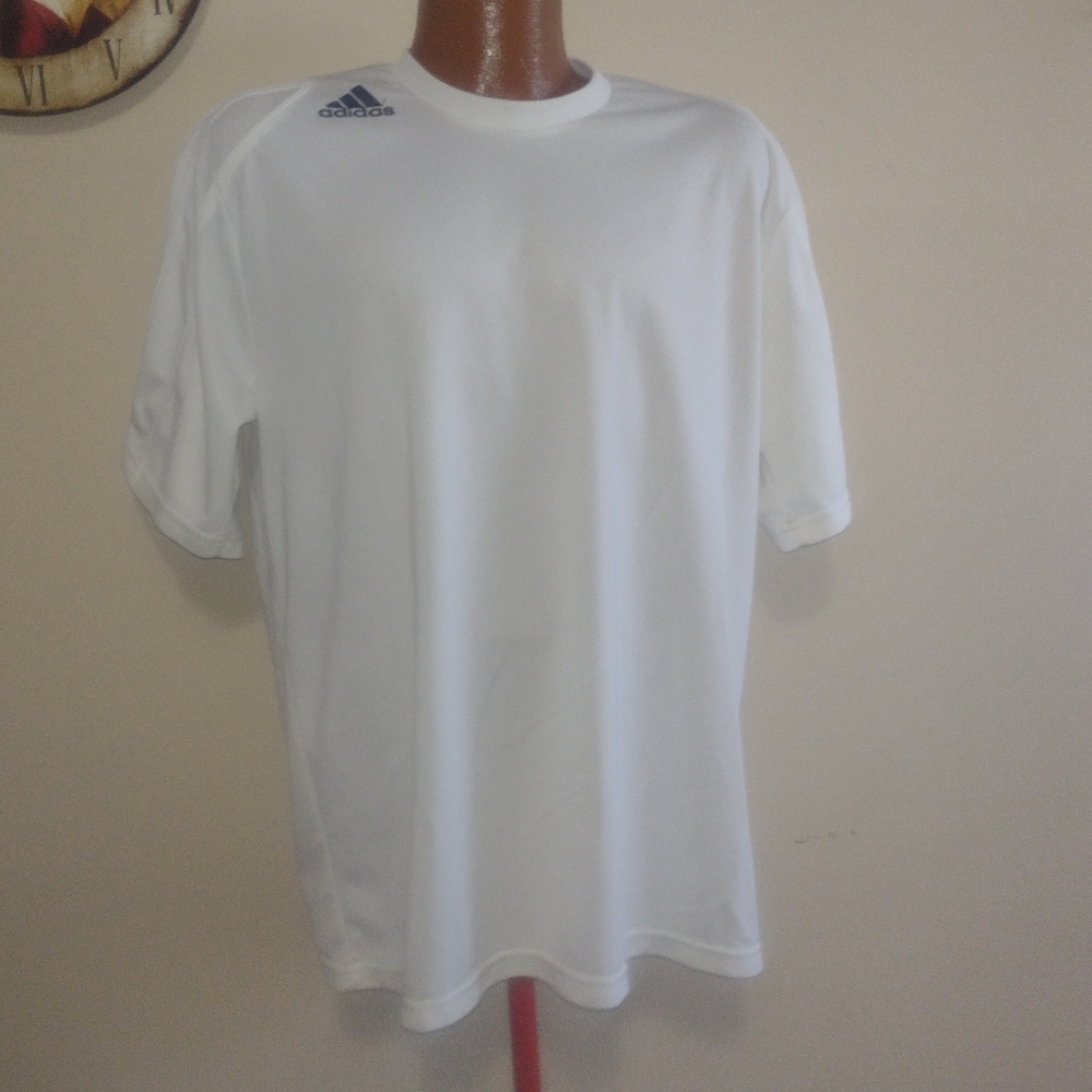 Mens Adidas White T Shirt